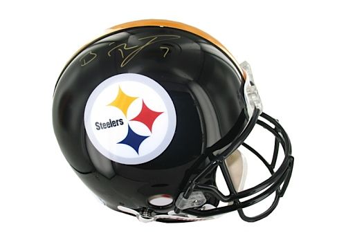 Ben Roethlisberger Autogrpahed Pittsburgh Steelers Pro Line Helmet (Steiner Sports COA)